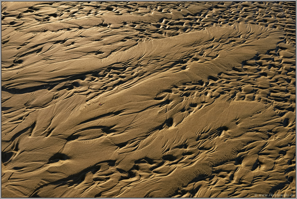 Strukturen im Sand... Wattenmeer *Nordsee* vor Cuxhaven bei Niedrigwasser