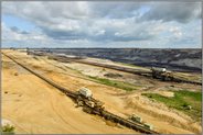 fossile Energien... Braunkohle *Garzweiler*, Blick in den Tagebau, Nordrhein-Westfalen